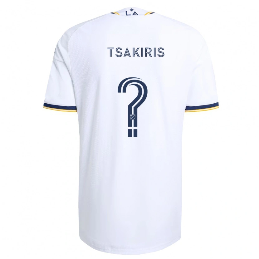 Danxen Niño Camiseta Mateo Tsakiris #0 Azul Amarillo Y Blanco 1ª Equipación 2026/27 La Camisa