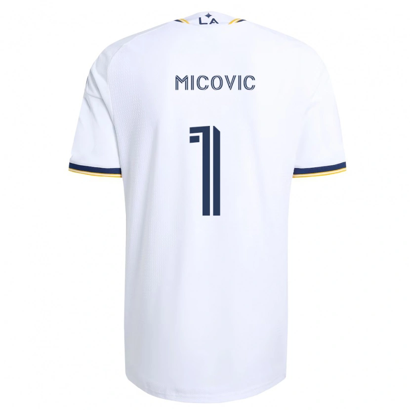 Danxen Niño Camiseta Novak Mićović #1 Azul Amarillo Y Blanco 1ª Equipación 2026/27 La Camisa