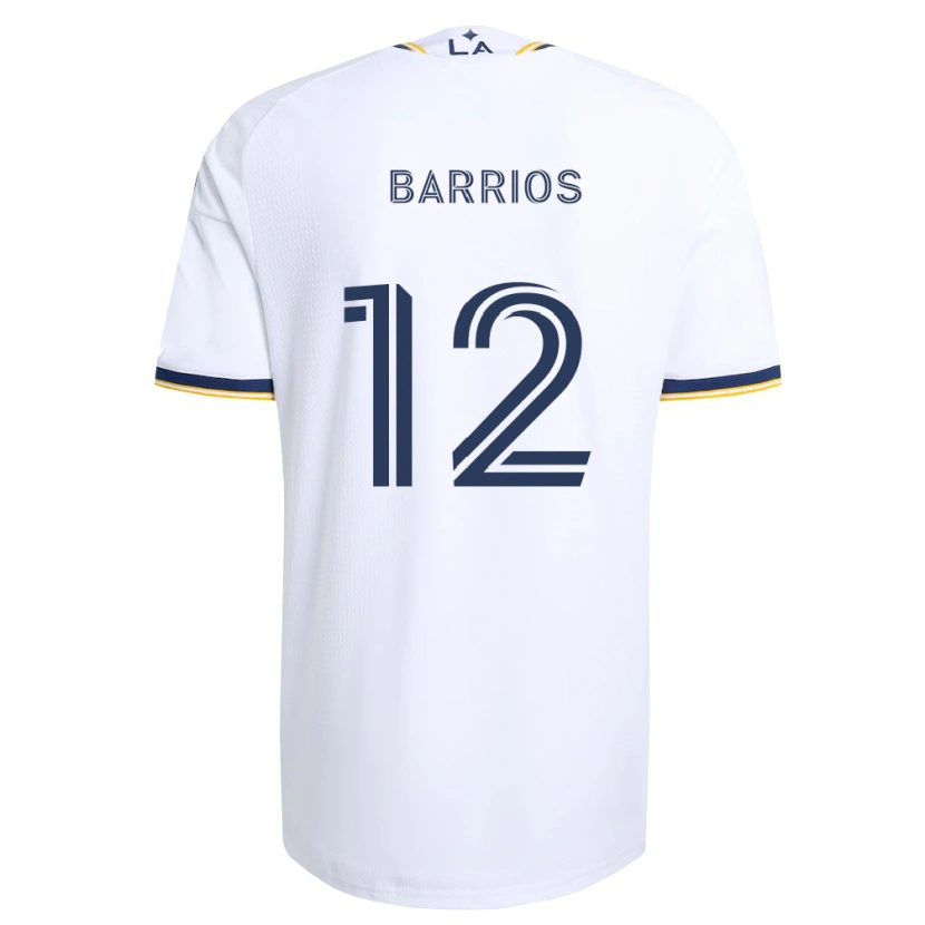 Danxen Niño Camiseta Michael Barrios #12 Azul Amarillo Y Blanco 1ª Equipación 2026/27 La Camisa