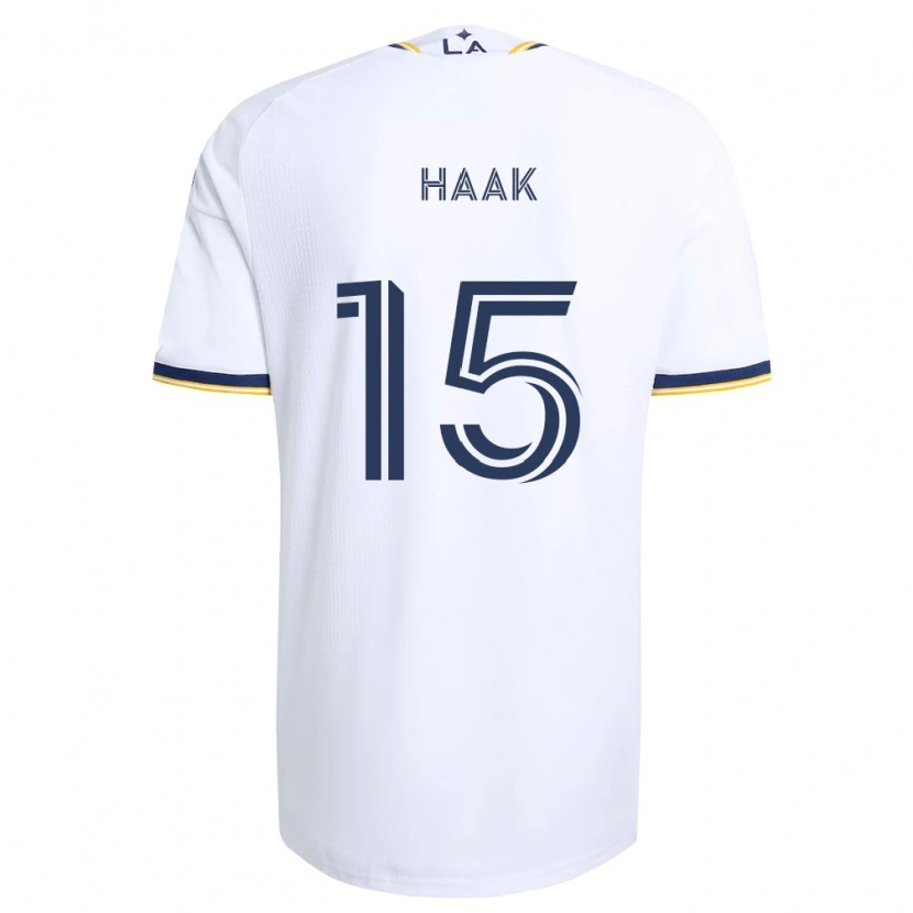 Danxen Niño Camiseta Justin Haak #15 Azul Amarillo Y Blanco 1ª Equipación 2026/27 La Camisa
