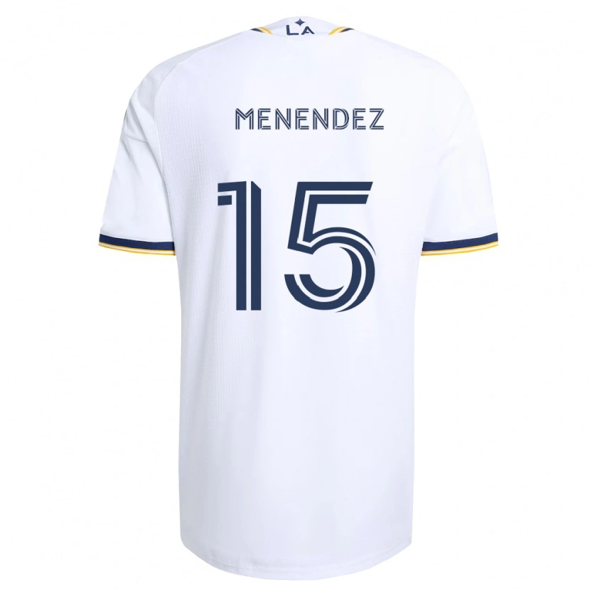 Danxen Niño Camiseta Alexsander Menendez #15 Azul Amarillo Y Blanco 1ª Equipación 2026/27 La Camisa
