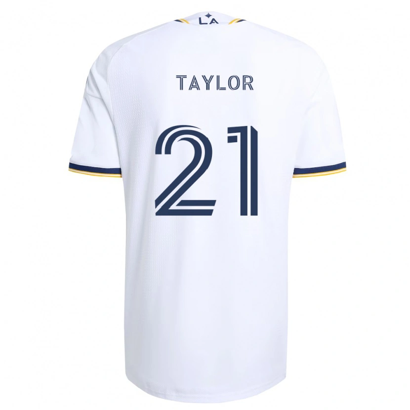 Danxen Niño Camiseta Robert Taylor #21 Azul Amarillo Y Blanco 1ª Equipación 2026/27 La Camisa