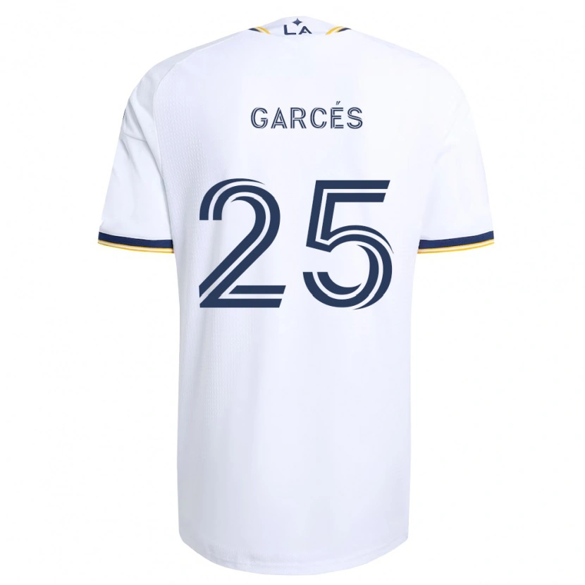 Danxen Niño Camiseta Carlos Garcés #25 Azul Amarillo Y Blanco 1ª Equipación 2026/27 La Camisa