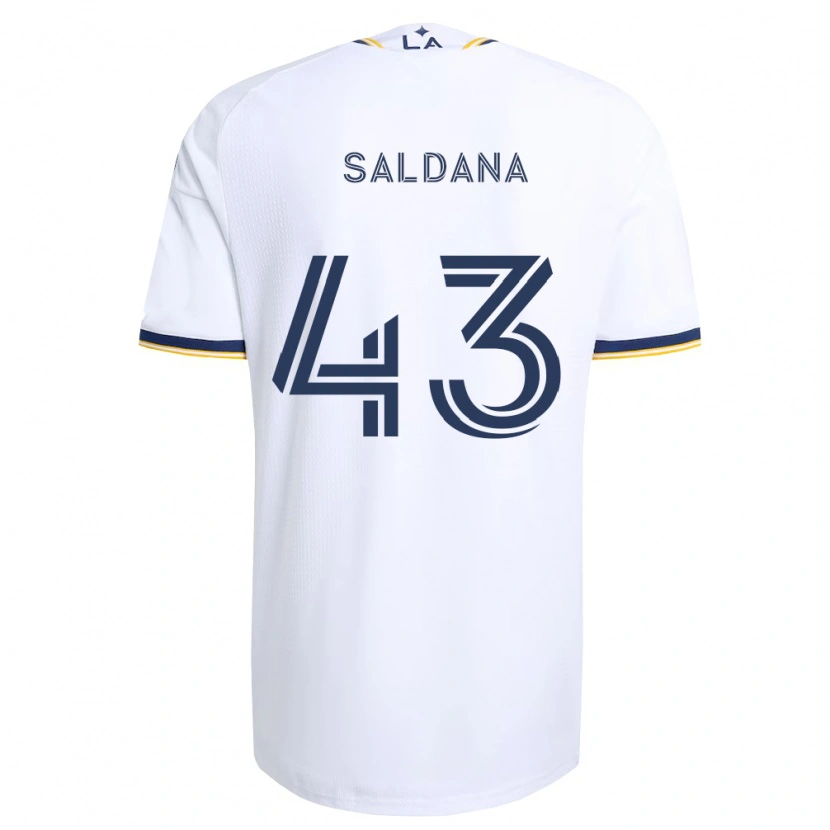 Danxen Niño Camiseta Adam Saldaña #43 Azul Amarillo Y Blanco 1ª Equipación 2026/27 La Camisa