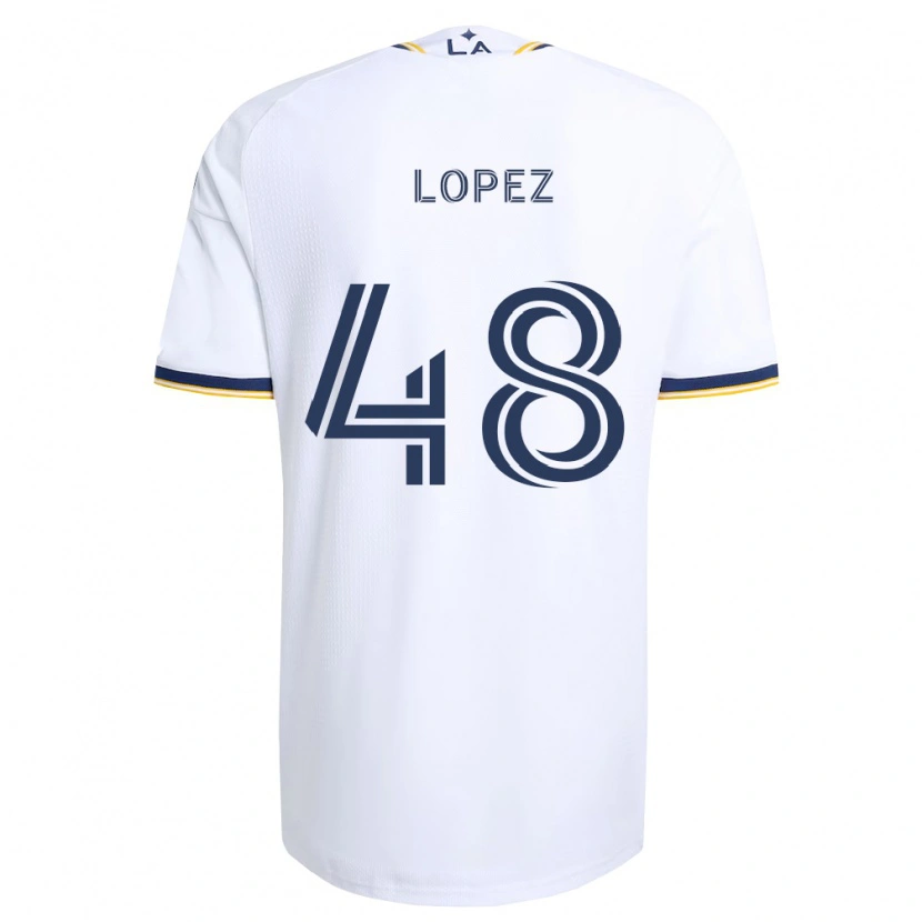 Danxen Niño Camiseta Diego López #48 Azul Amarillo Y Blanco 1ª Equipación 2026/27 La Camisa