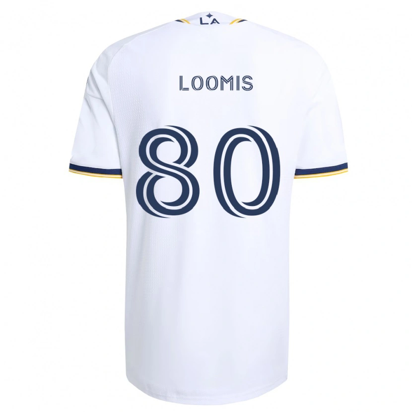 Danxen Niño Camiseta Ethan Loomis #80 Azul Amarillo Y Blanco 1ª Equipación 2026/27 La Camisa