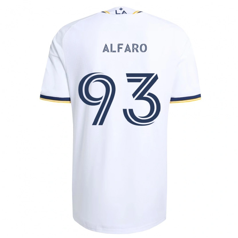 Danxen Niño Camiseta Tony Alfaro #93 Azul Amarillo Y Blanco 1ª Equipación 2026/27 La Camisa