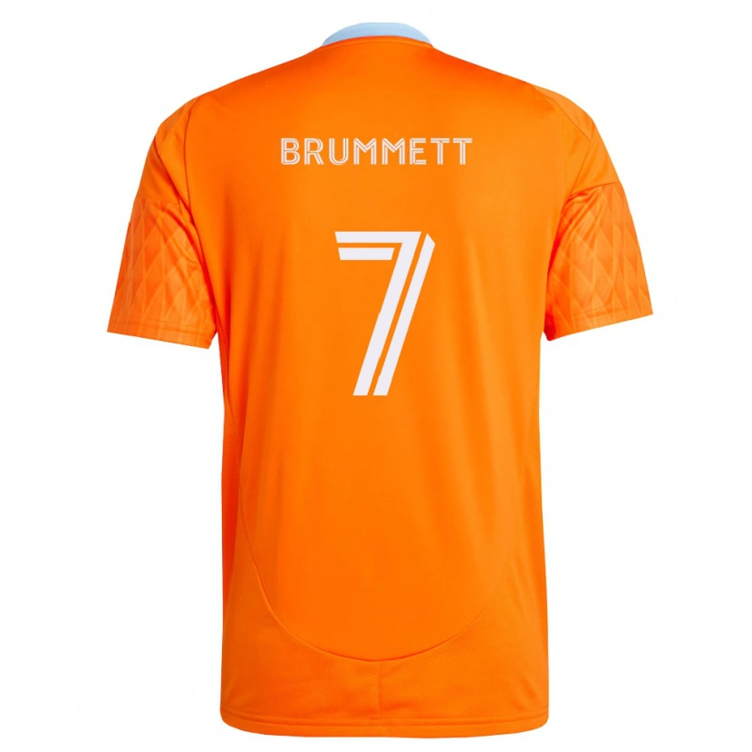 Danxen Niño Camiseta Austin Brummett #7 Naranja Blanco 1ª Equipación 2026/27 La Camisa