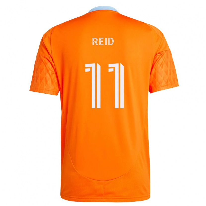 Danxen Niño Camiseta Isaiah Reid #11 Naranja Blanco 1ª Equipación 2026/27 La Camisa