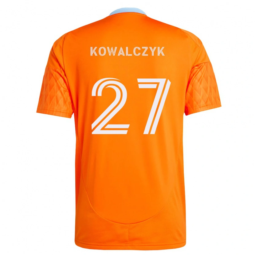 Danxen Niño Camiseta Sebastian Kowalczyk #27 Naranja Blanco 1ª Equipación 2026/27 La Camisa