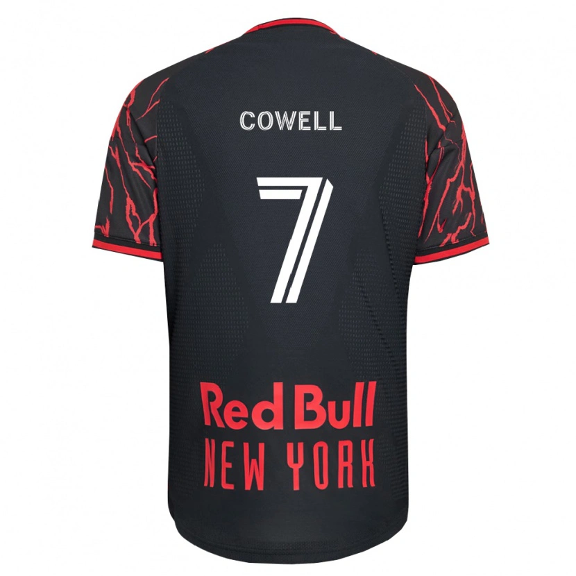 Danxen Niño Camiseta Cade Cowell #7 Rojo Negro Blanco 1ª Equipación 2026/27 La Camisa