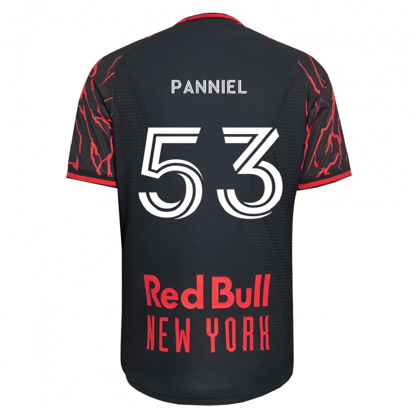 Danxen Niño Camiseta Troi Panniel #53 Rojo Negro Blanco 1ª Equipación 2026/27 La Camisa