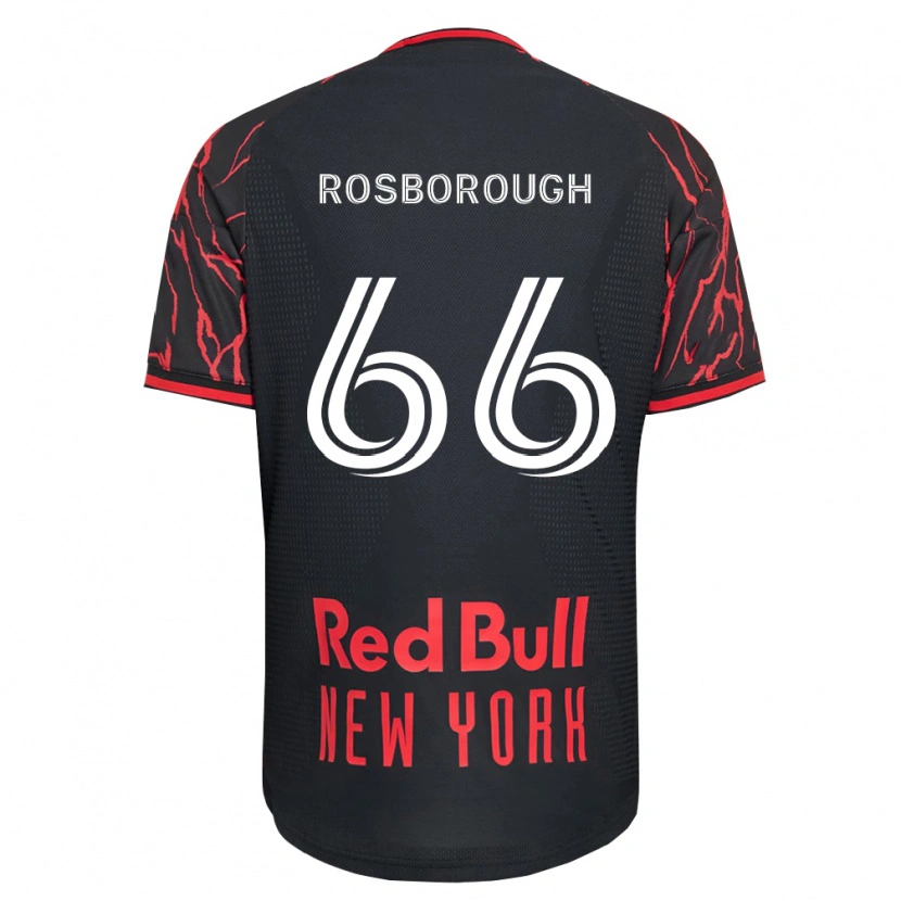 Danxen Niño Camiseta Tanner Rosborough #66 Rojo Negro Blanco 1ª Equipación 2026/27 La Camisa