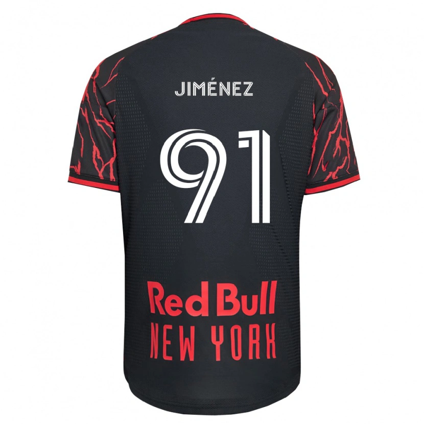 Danxen Niño Camiseta Mijahir Jiménez #91 Rojo Negro Blanco 1ª Equipación 2026/27 La Camisa