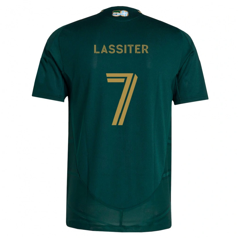 Danxen Niño Camiseta Ariel Lassiter #7 Verde Oscuro Marrón 1ª Equipación 2026/27 La Camisa
