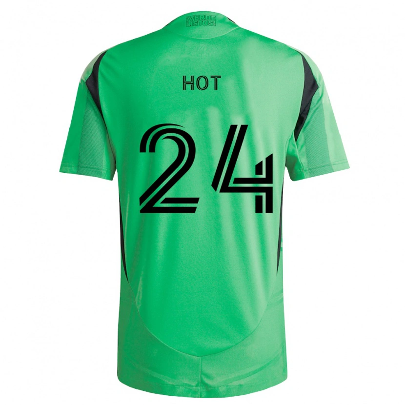 Danxen Niño Camiseta Kenan Hot #24 Verde Esmeralda Negro 1ª Equipación 2026/27 La Camisa