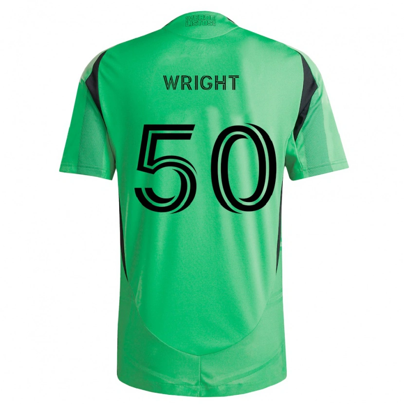 Danxen Niño Camiseta Daniel Wright #50 Verde Esmeralda Negro 1ª Equipación 2026/27 La Camisa