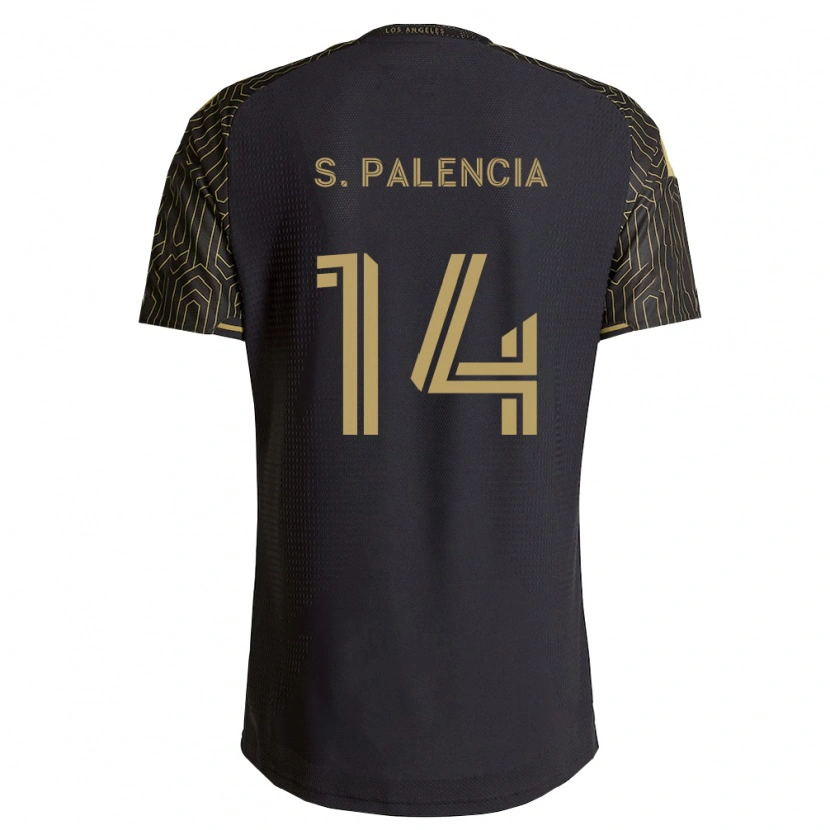 Danxen Niño Camiseta Sergi Palencia #14 Marrón Negro 1ª Equipación 2026/27 La Camisa