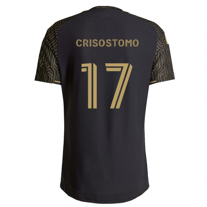 Danxen Niño Camiseta Danny Crisostomo #17 Marrón Negro 1ª Equipación 2026/27 La Camisa