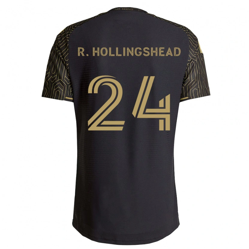 Danxen Niño Camiseta Ryan Hollingshead #24 Marrón Negro 1ª Equipación 2026/27 La Camisa