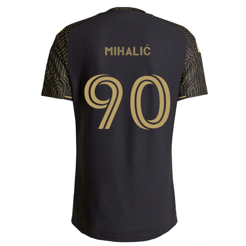 Danxen Niño Camiseta Tommy Mihalić #90 Marrón Negro 1ª Equipación 2026/27 La Camisa