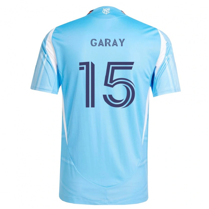 Danxen Niño Camiseta Ethan Garay #15 Azul Cielo Blanco 1ª Equipación 2026/27 La Camisa