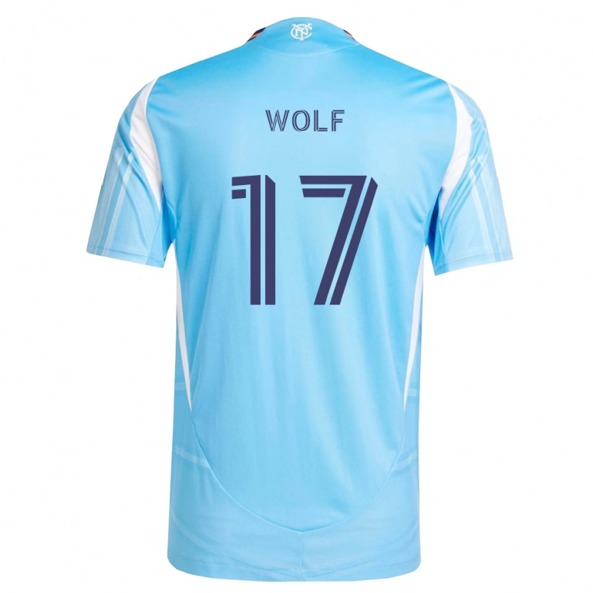 Danxen Niño Camiseta Hannes Wolf #17 Azul Cielo Blanco 1ª Equipación 2026/27 La Camisa