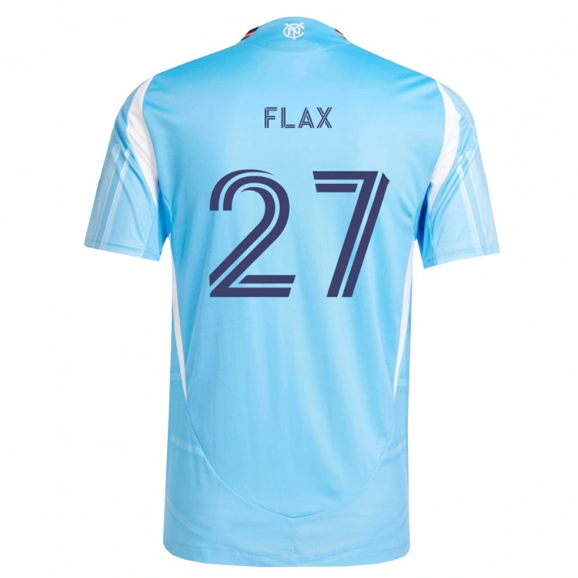 Danxen Niño Camiseta Cooper Flax #27 Azul Cielo Blanco 1ª Equipación 2026/27 La Camisa