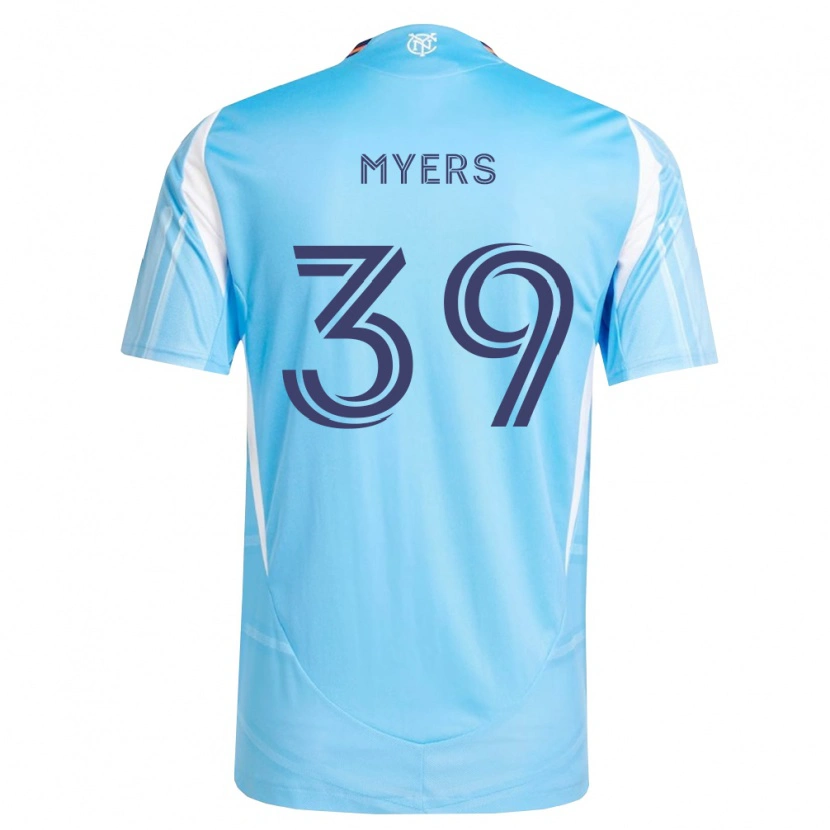 Danxen Niño Camiseta Md Myers #39 Azul Cielo Blanco 1ª Equipación 2026/27 La Camisa