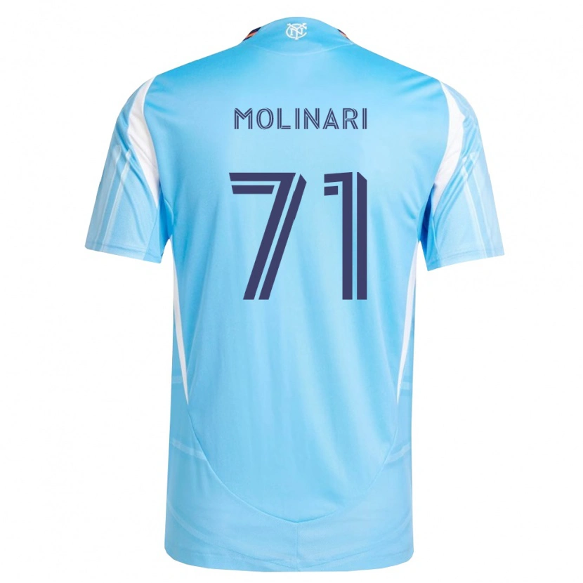 Danxen Niño Camiseta Peter Molinari #71 Azul Cielo Blanco 1ª Equipación 2026/27 La Camisa