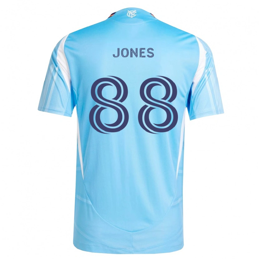 Danxen Niño Camiseta Malachi Jones #88 Azul Cielo Blanco 1ª Equipación 2026/27 La Camisa