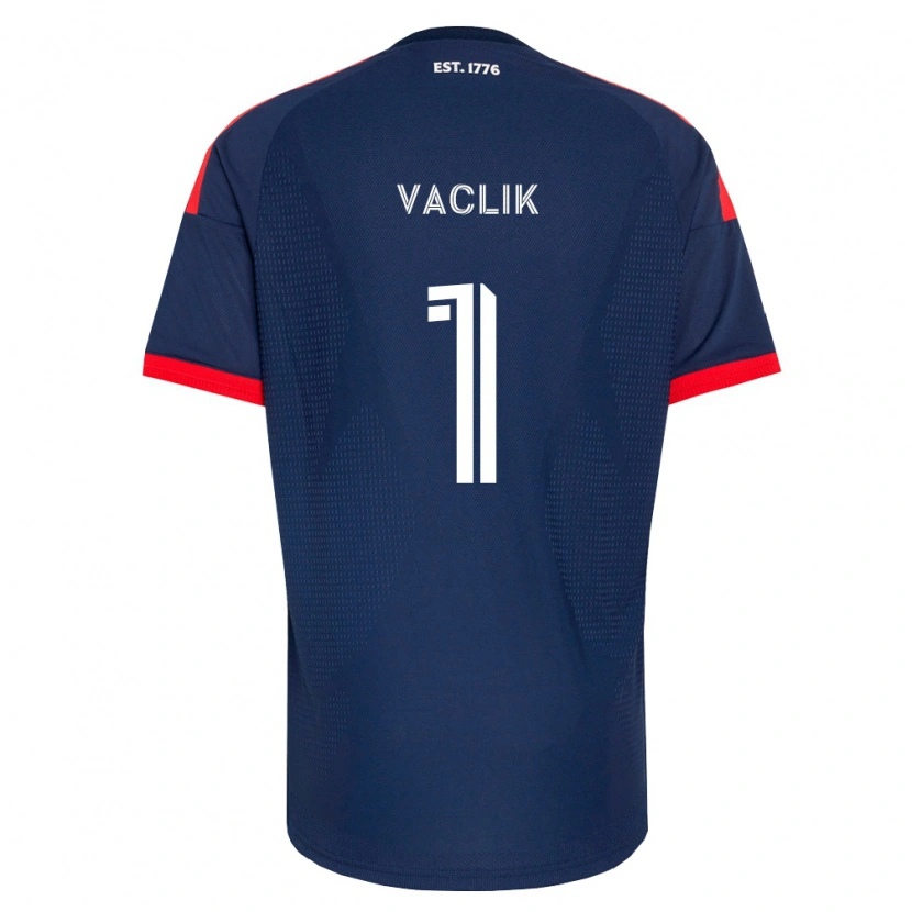 Danxen Niño Camiseta Tomas Vaclik #1 Azul Real Rojo Blanco 1ª Equipación 2026/27 La Camisa