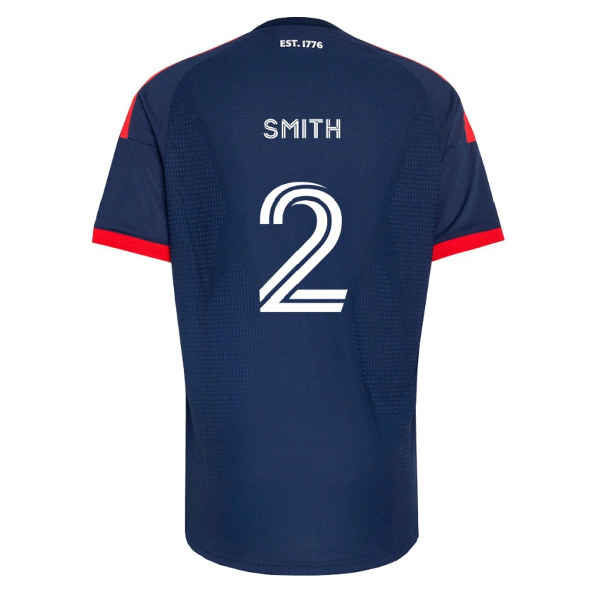 Danxen Niño Camiseta Jared Smith #2 Azul Real Rojo Blanco 1ª Equipación 2026/27 La Camisa