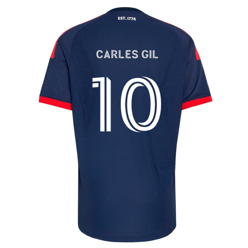 Danxen Niño Camiseta Carles Gil #10 Azul Real Rojo Blanco 1ª Equipación 2026/27 La Camisa
