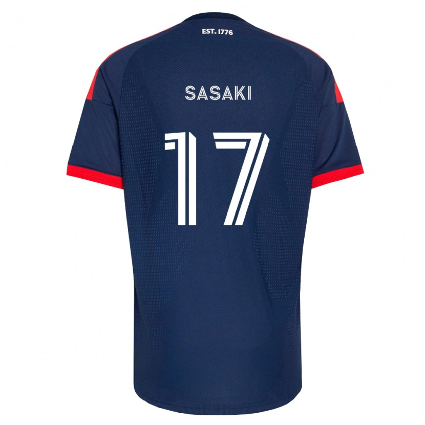 Danxen Niño Camiseta Shuma Sasaki #17 Azul Real Rojo Blanco 1ª Equipación 2026/27 La Camisa