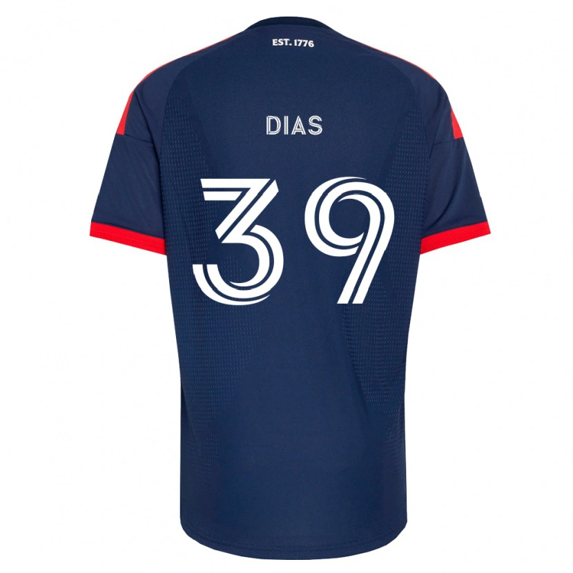 Danxen Niño Camiseta Marcos Dias #39 Azul Real Rojo Blanco 1ª Equipación 2026/27 La Camisa