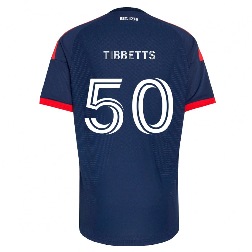Danxen Niño Camiseta Matthew Tibbetts #50 Azul Real Rojo Blanco 1ª Equipación 2026/27 La Camisa