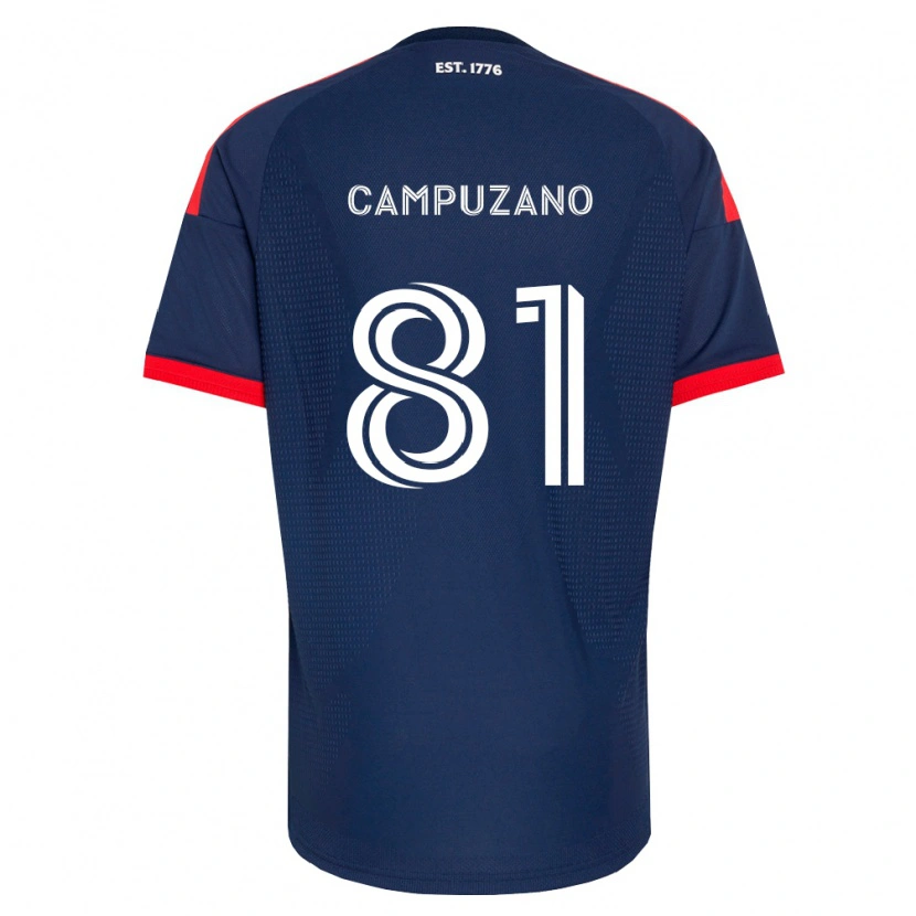 Danxen Niño Camiseta Nico Campuzano #81 Azul Real Rojo Blanco 1ª Equipación 2026/27 La Camisa