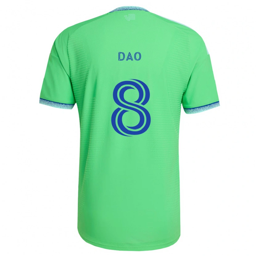 Danxen Niño Camiseta Kaylee Dao #8 Verde Azul Claro 1ª Equipación 2026/27 La Camisa