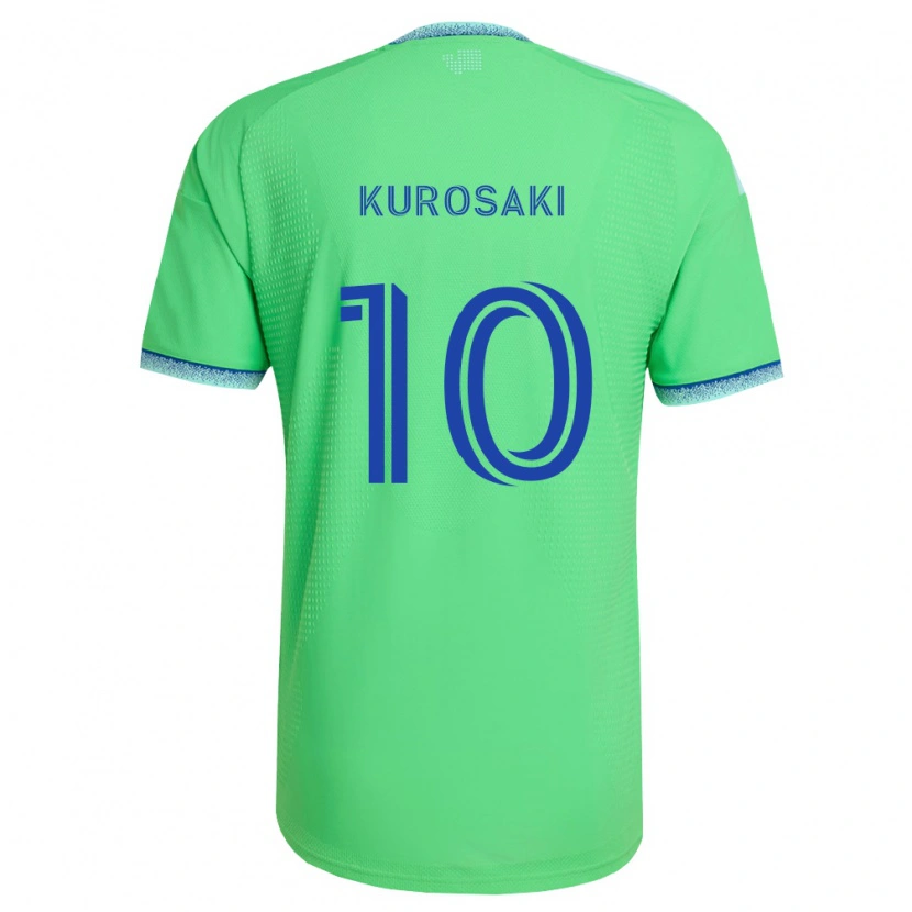 Danxen Niño Camiseta Yuuka Kurosaki #10 Verde Azul Claro 1ª Equipación 2026/27 La Camisa