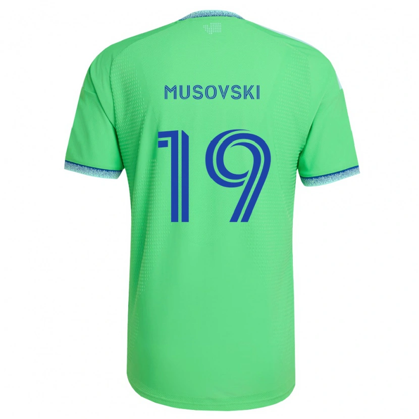 Danxen Niño Camiseta Danny Musovski #19 Verde Azul Claro 1ª Equipación 2026/27 La Camisa