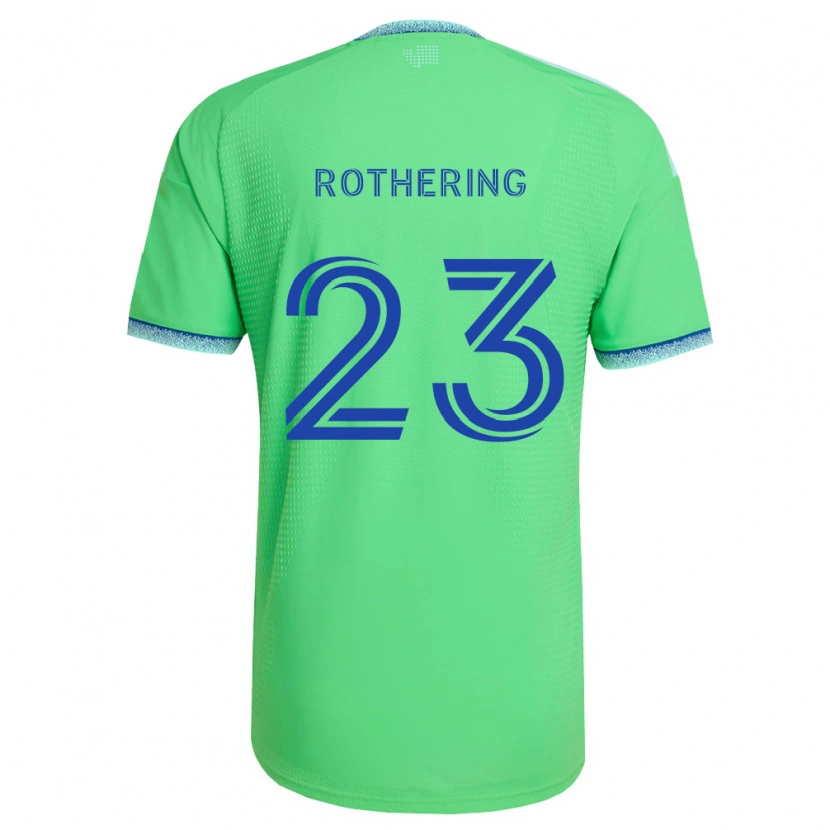 Danxen Niño Camiseta Holly Rothering #23 Verde Azul Claro 1ª Equipación 2026/27 La Camisa