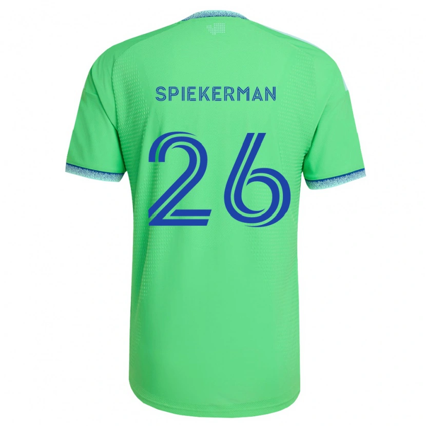 Danxen Niño Camiseta Stephanie Spiekerman #26 Verde Azul Claro 1ª Equipación 2026/27 La Camisa