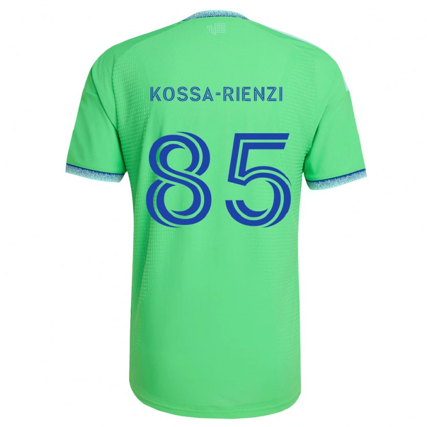 Danxen Niño Camiseta Kalani Kossa-Rienzi #85 Verde Azul Claro 1ª Equipación 2026/27 La Camisa