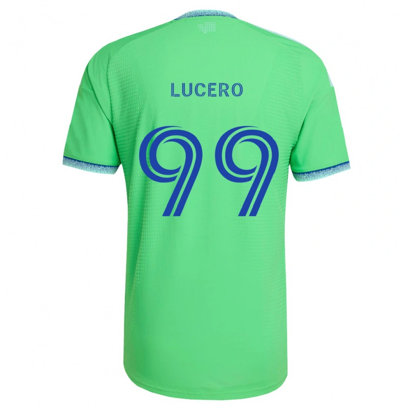 Danxen Niño Camiseta Landon Lucero #99 Verde Azul Claro 1ª Equipación 2026/27 La Camisa
