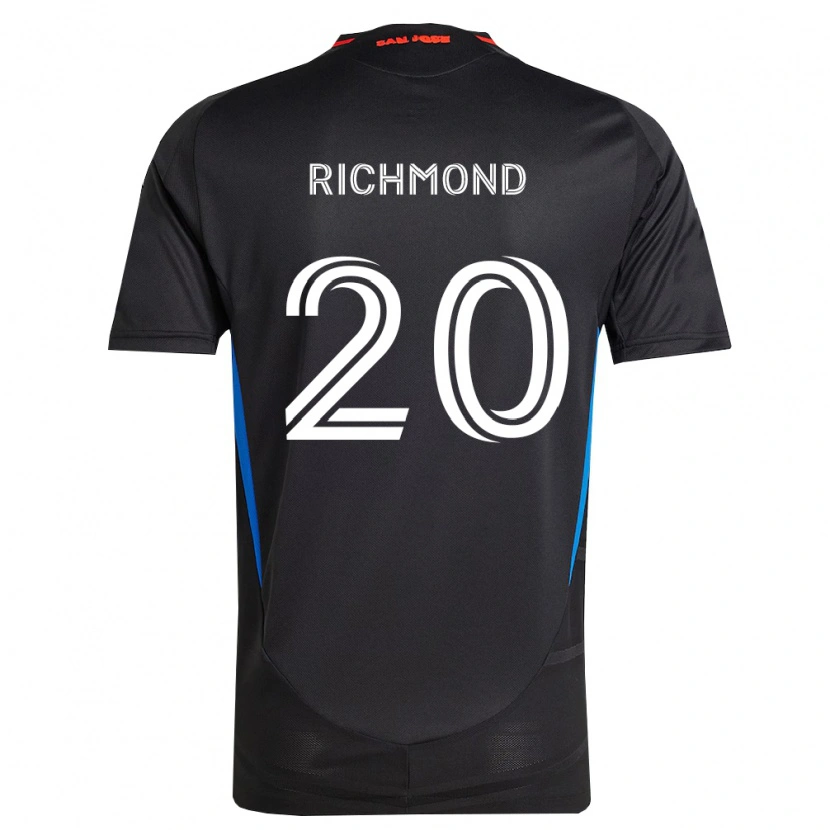 Danxen Niño Camiseta Will Richmond #20 Azul Blanco Negro 1ª Equipación 2026/27 La Camisa