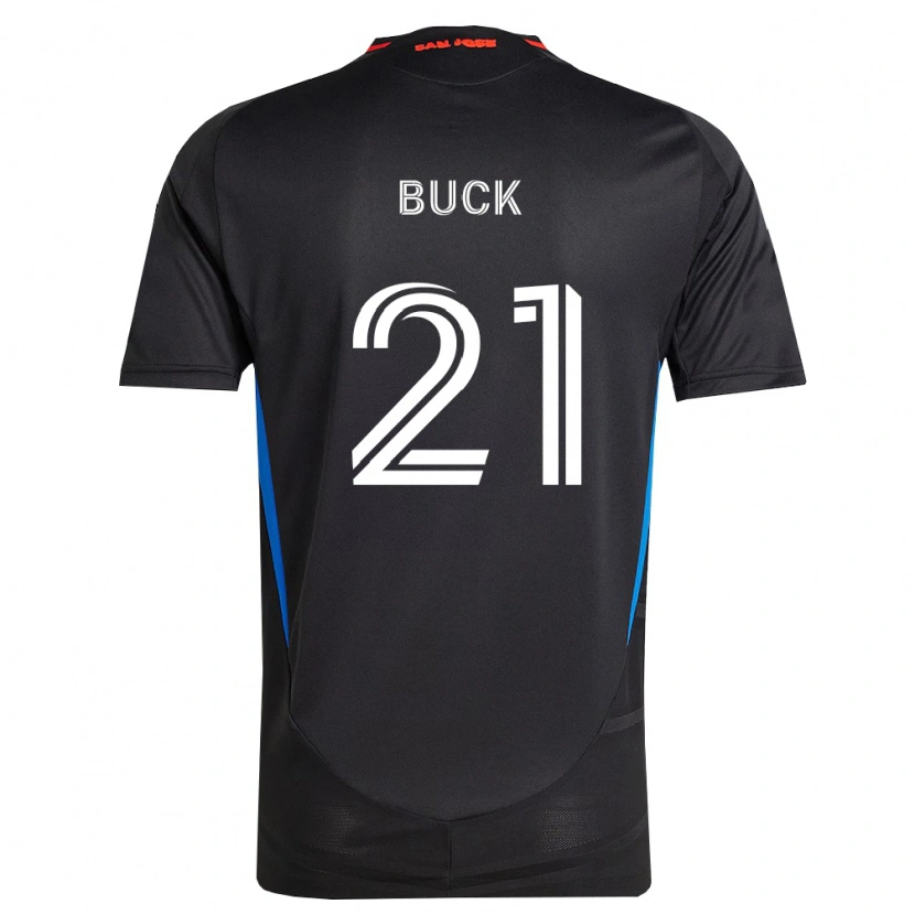 Danxen Niño Camiseta Noel Buck #21 Azul Blanco Negro 1ª Equipación 2026/27 La Camisa