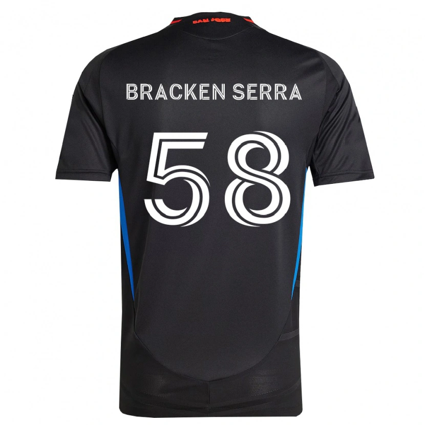 Danxen Niño Camiseta Gabriel Bracken Serra #58 Azul Blanco Negro 1ª Equipación 2026/27 La Camisa