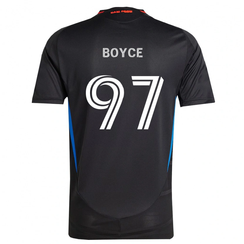 Danxen Niño Camiseta Warren Boyce #97 Azul Blanco Negro 1ª Equipación 2026/27 La Camisa