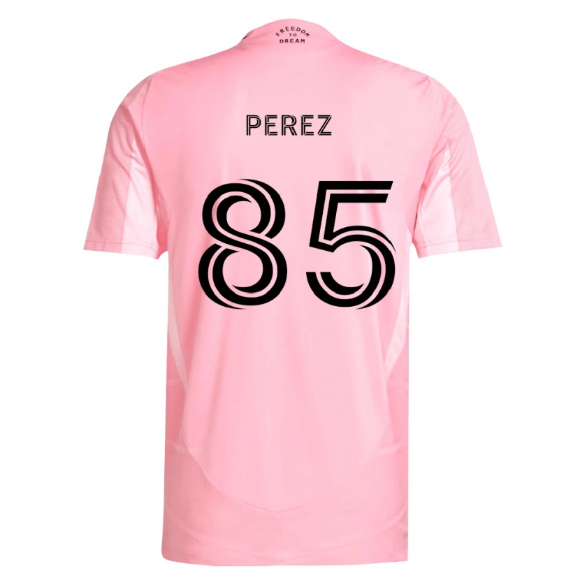 Danxen Niño Camiseta Matthew Perez #85 Rosa Negro 1ª Equipación 2026/27 La Camisa